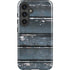 Chipped Blue Wood Galaxy S25 Impact Case