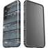Chipped Blue Wood Galaxy S25 Impact Case