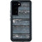Chipped Blue Wood Galaxy S24 Waterproof Case