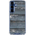 Chipped Blue Wood Galaxy S25 Clear Case