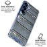 Chipped Blue Wood Galaxy S25 Clear Case