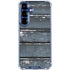 Chipped Blue Wood Galaxy S25 Plus Clear Case