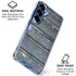 Chipped Blue Wood Galaxy S25 Plus Clear Case