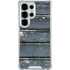 Chipped Blue Wood Galaxy S25 Ultra Clear Case