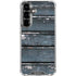 Chipped Blue Wood Galaxy S26 Clear Case