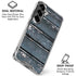 Chipped Blue Wood Galaxy S26 Plus Clear Case