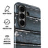 Chipped Blue Wood Galaxy S26 Plus Impact Case