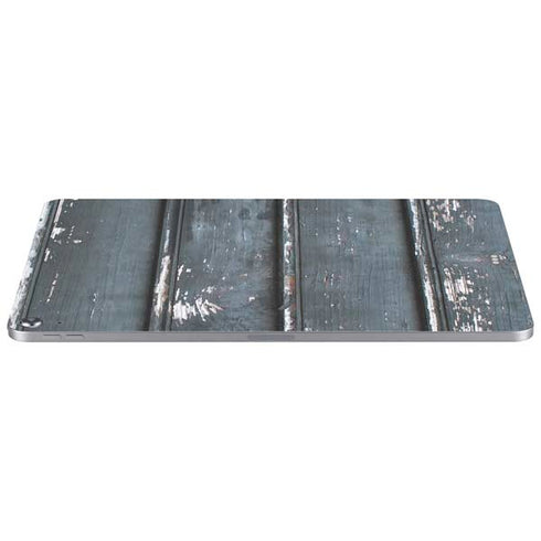 Chipped Blue Wood Apple iPad Air Skin