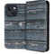Chipped Blue Wood iPhone 13 Folio Case