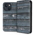 Chipped Blue Wood iPhone 13 Folio Case