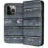 Chipped Blue Wood iPhone 13 Pro Folio Case