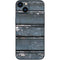 Chipped Blue Wood iPhone Skins