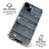 Chipped Blue Wood iPhone 15 Clear Case