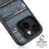 Chipped Blue Wood iPhone 15 Kickstand Case