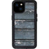 Chipped Blue Wood iPhone 15 Plus Waterproof Case