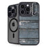 Chipped Blue Wood iPhone 15 Pro Kickstand Case