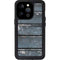 Chipped Blue Wood iPhone 15 Pro Waterproof Case