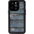 Chipped Blue Wood iPhone 15 Pro Waterproof Case