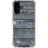 Chipped Blue Wood iPhone 16 Clear Case
