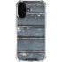Chipped Blue Wood iPhone 16 Plus Clear Case