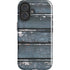 Chipped Blue Wood iPhone 16 Plus Impact Case