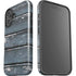 Chipped Blue Wood iPhone 16 Plus Impact Case
