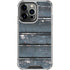 Chipped Blue Wood iPhone 16 Pro Clear Case
