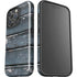 Chipped Blue Wood iPhone 16 Pro Impact Case