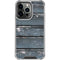 Chipped Blue Wood iPhone 16 Pro Max Clear Case