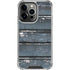 Chipped Blue Wood iPhone 16 Pro Max Clear Case
