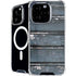 Chipped Blue Wood iPhone 16 Pro Max MagSafe Case