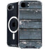 Chipped Blue Wood iPhone 16e MagSafe Case