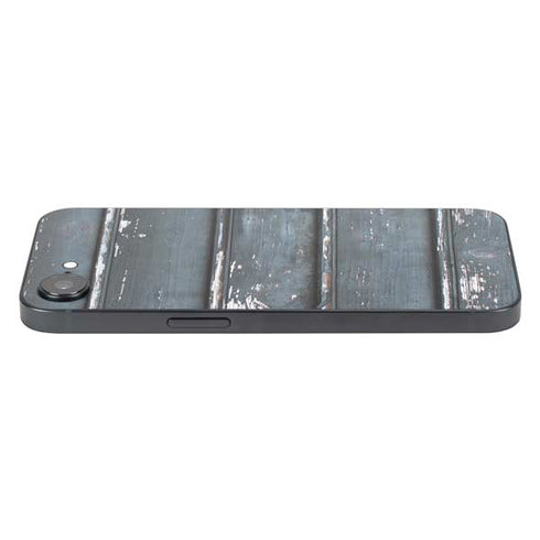 Chipped Blue Wood iPhone 16e Skin
