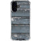 Chipped Blue Wood iPhone 17 Clear Case