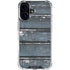 Chipped Blue Wood iPhone 17 Clear Case