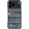 Chipped Blue Wood iPhone 18 Pro Max Clear Case