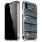 Chipped Blue Wood iPhone X/XS Clear Case