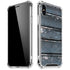 Chipped Blue Wood iPhone X/XS Clear Case