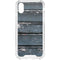 Chipped Blue Wood iPhone XS Clear Case
