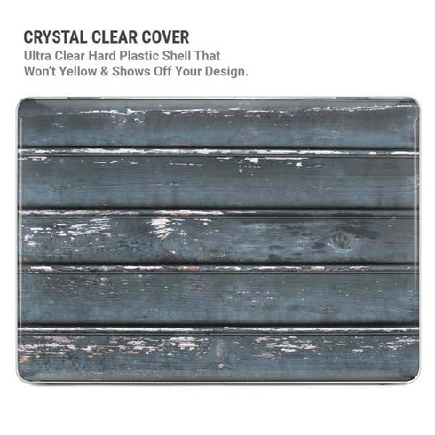 Chipped Blue Wood MacBook Pro 14in (2021-24) Case plus Skin