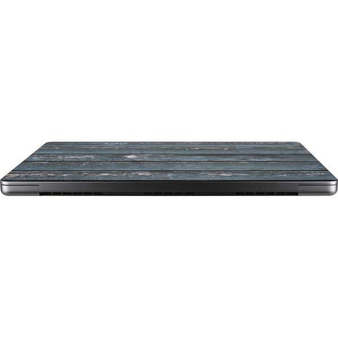 Chipped Blue Wood Apple MacBook Pro 14-inch Skin
