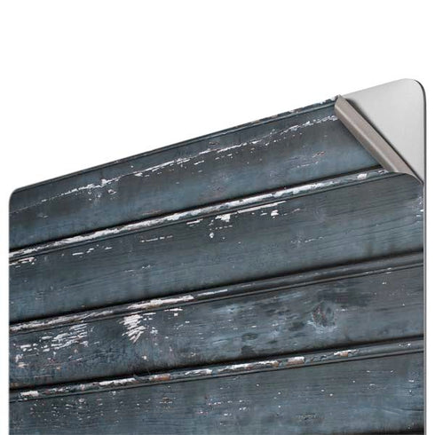 Chipped Blue Wood Apple MacBook Pro 16-inch Skin