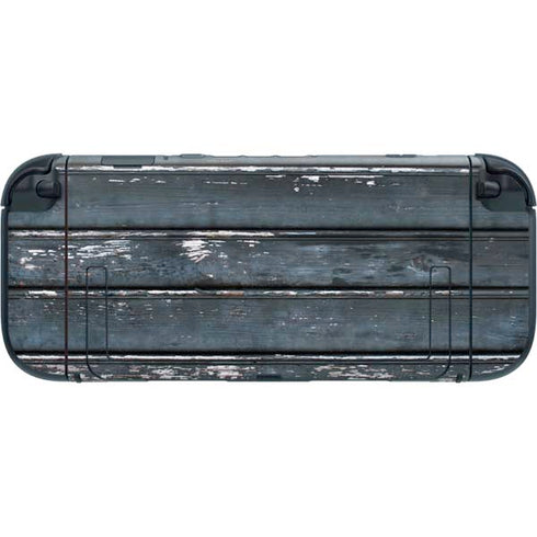 Chipped Blue Wood Nintendo Switch 2 (2025) with Joy-Con Skin