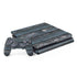 Chipped Blue Wood PlayStation PS4 Skins