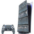 Chipped Blue Wood PlayStation PS5 Skins