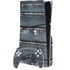 Chipped Blue Wood PlayStation PS5 Skins