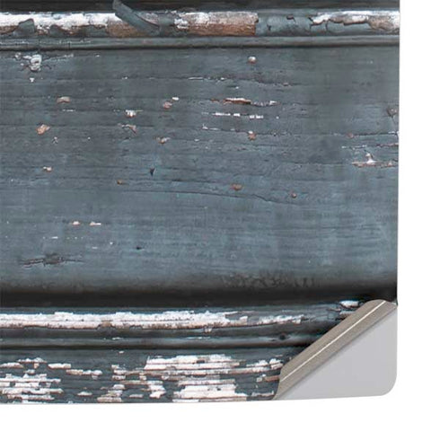 Chipped Blue Wood PS5 Slim Digital Edition Console Skin