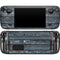 Chipped Blue Wood Steam Deck Handheld Gaming Computer OLED Skin