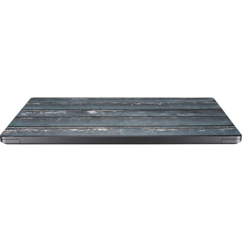 Chipped Blue Wood Surface Laptop 7 13.8in Skin