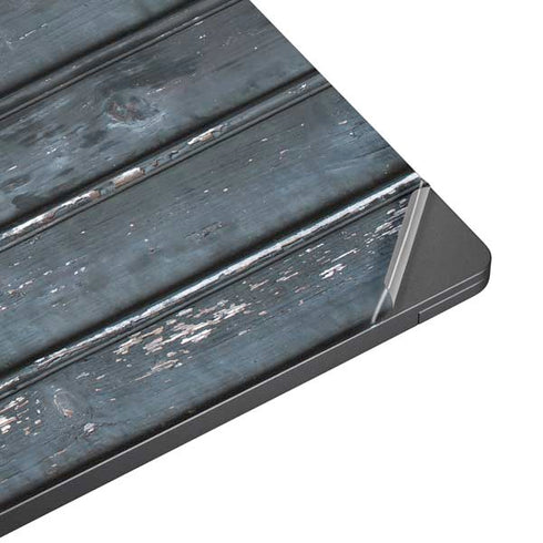 Chipped Blue Wood Surface Laptop 7 15in Skin